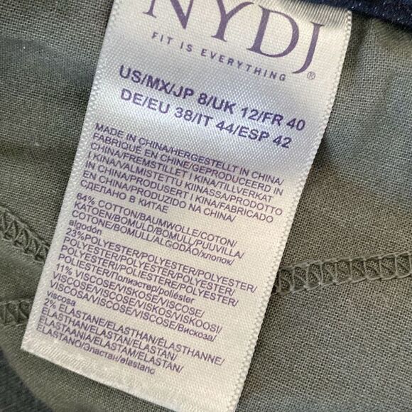 NYDJ Ami Skinny Jeans Lift Tuck Technology Dark Wash Size 8 - Picture 10 of 11